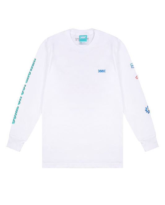 WADEZIG! T-SHIRT - COME PLAY LS BW