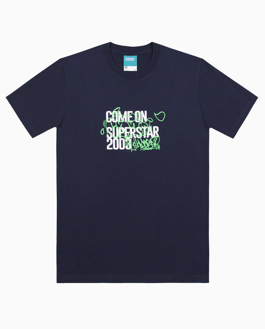 WADEZIG! T-SHIRT - TRIX NAVY