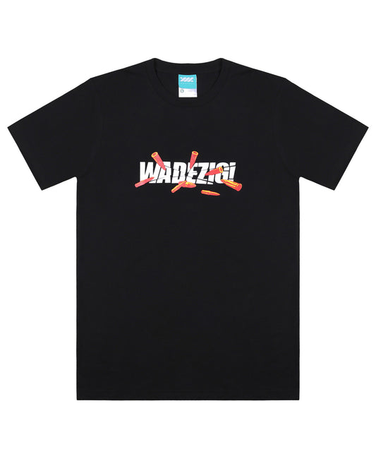WADEZIG! T-SHIRT - BULLETOS FONT BLACK
