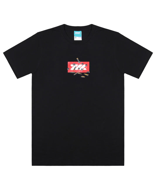 WADEZIG! T-SHIRT - BULLETOS TB BLACK TEES
