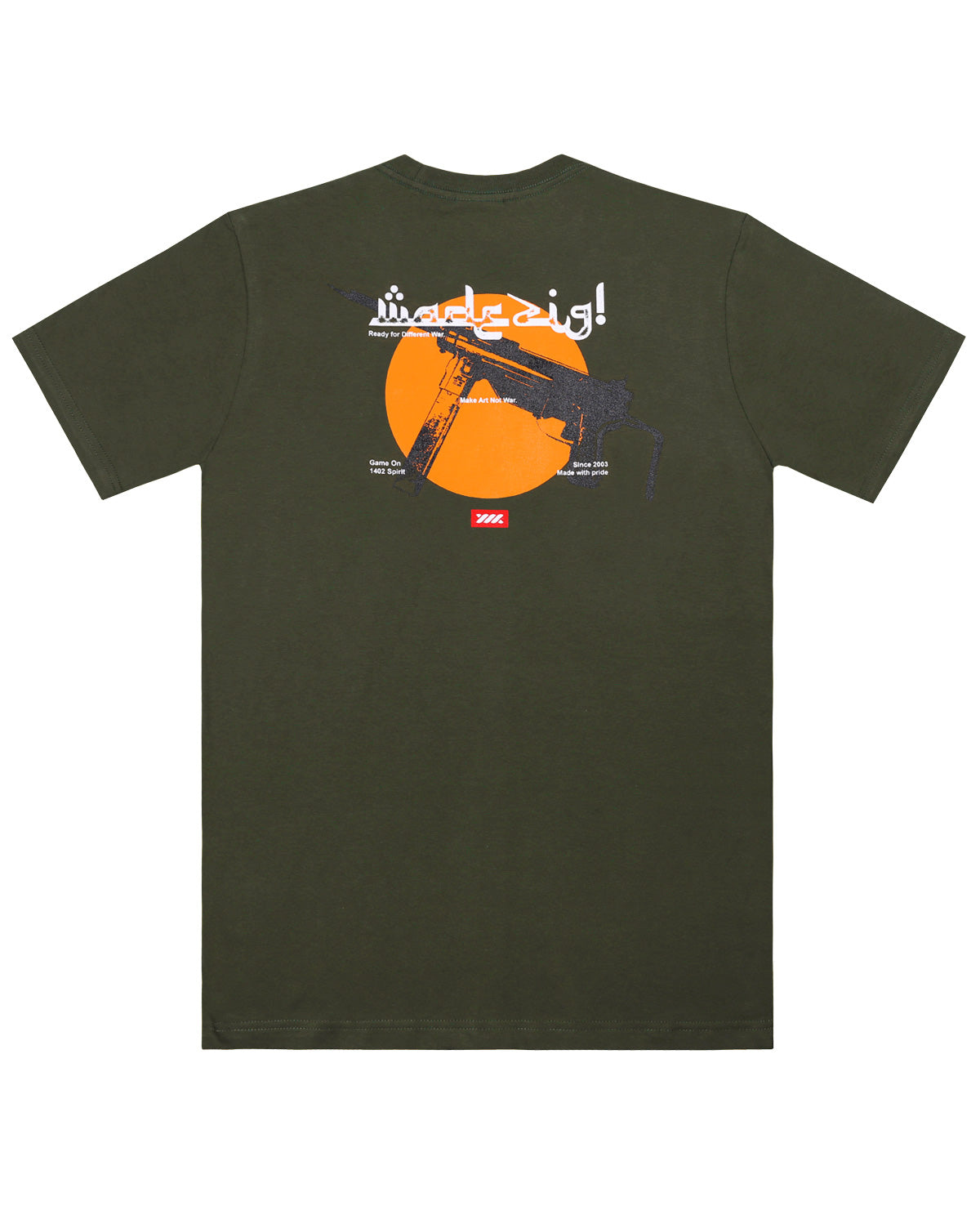 WADEZIG! T-SHIRT - DIFFERENT WAR ARMY GREEN