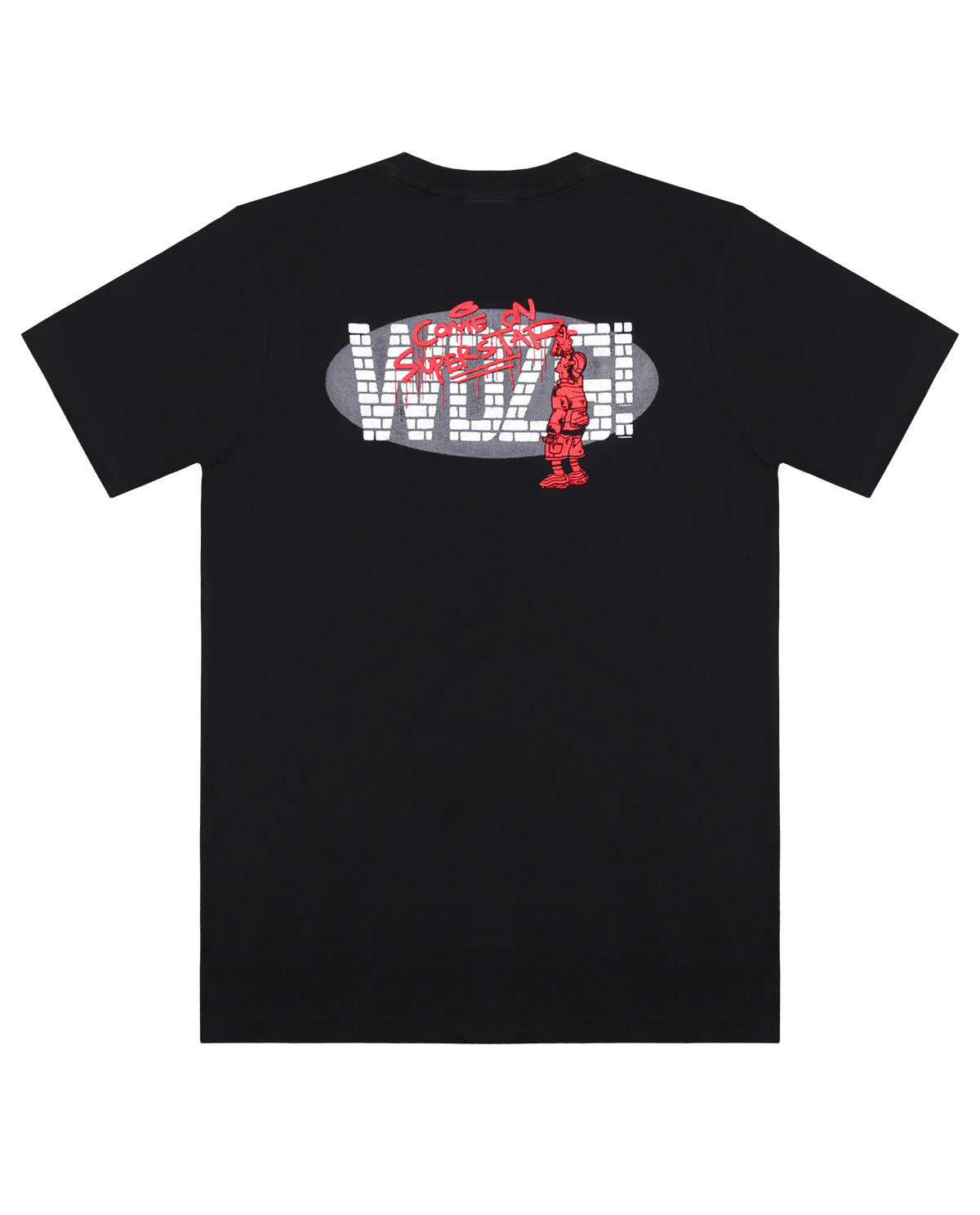 WADEZIG! T-SHIRT - BRICK WALL BLACK