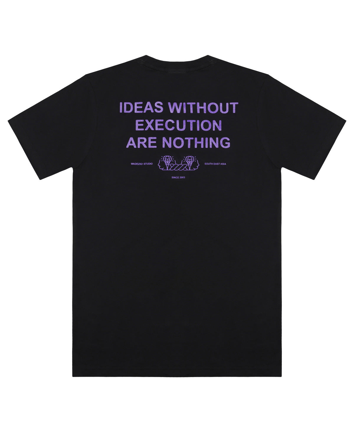 WADEZIG! T-SHIRT - NOTHING BLACK