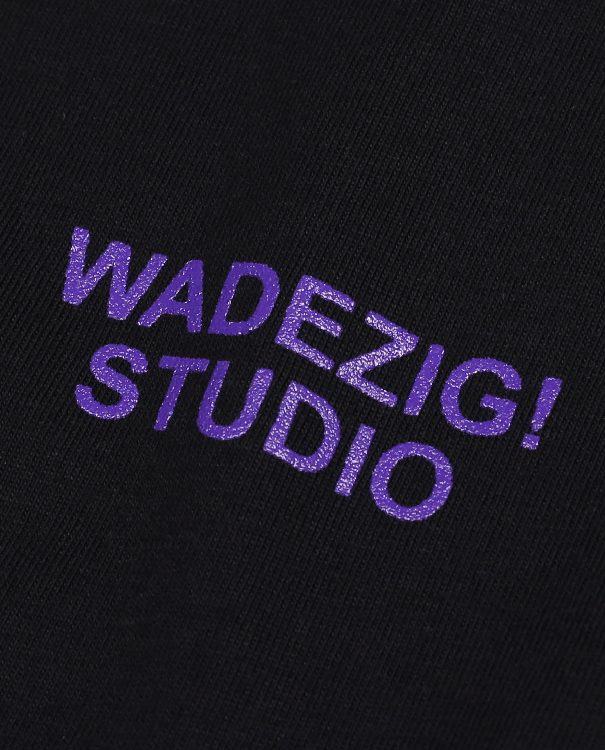 WADEZIG! T-SHIRT - NOTHING BLACK