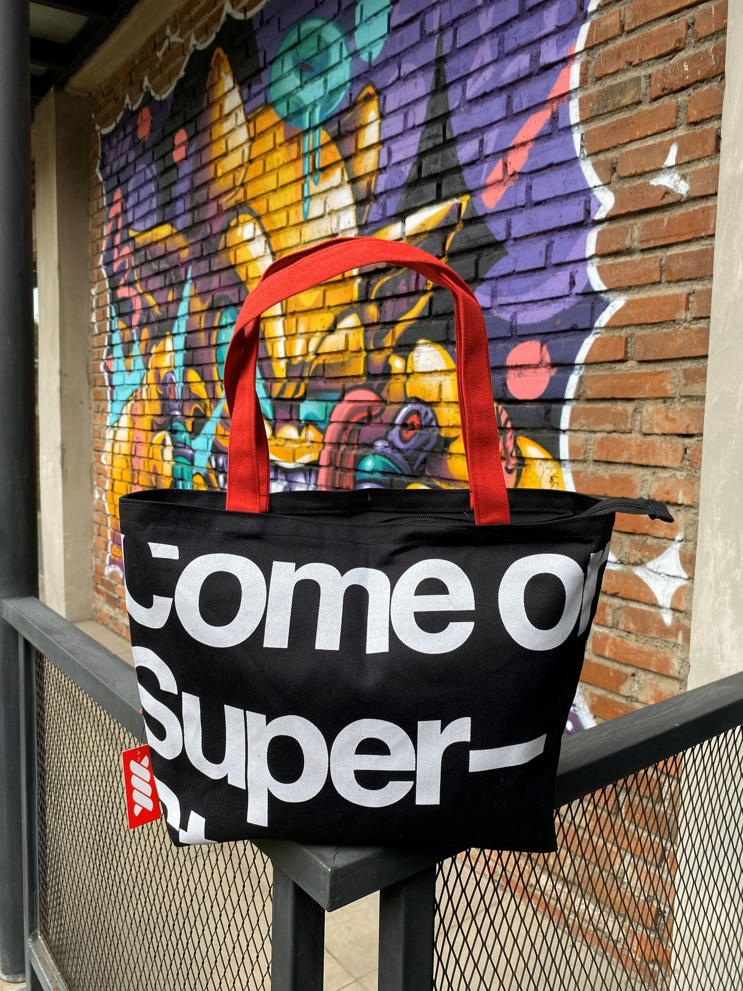 WADEZIG! BAG - GRAFFITI TOTEBAG BLACK