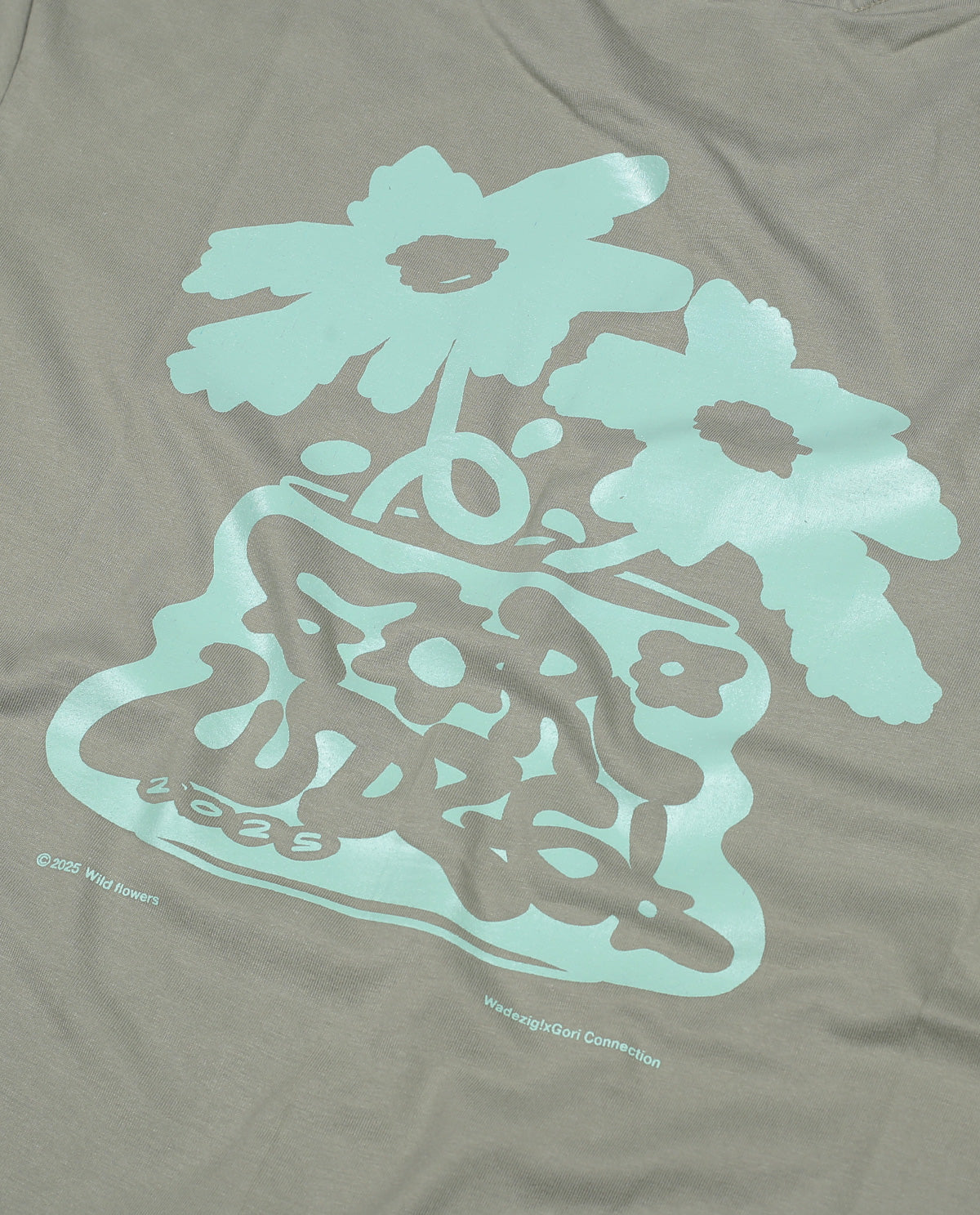 WADEZIG T-SHIRT - GORI X WADEZIG! SS SAGE GREEN