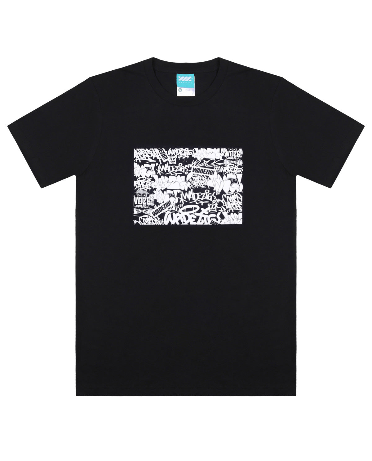 WADEZIG T-SHIRT - GRAFFITEES BLACK