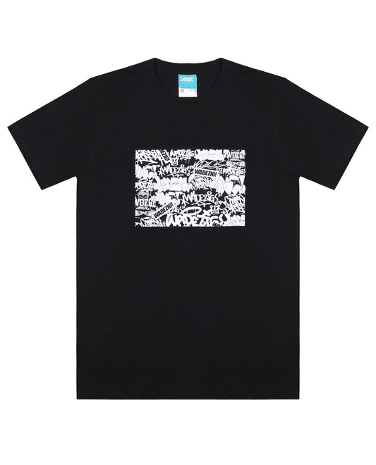 WADEZIG T-SHIRT - GRAFFITEES BLACK