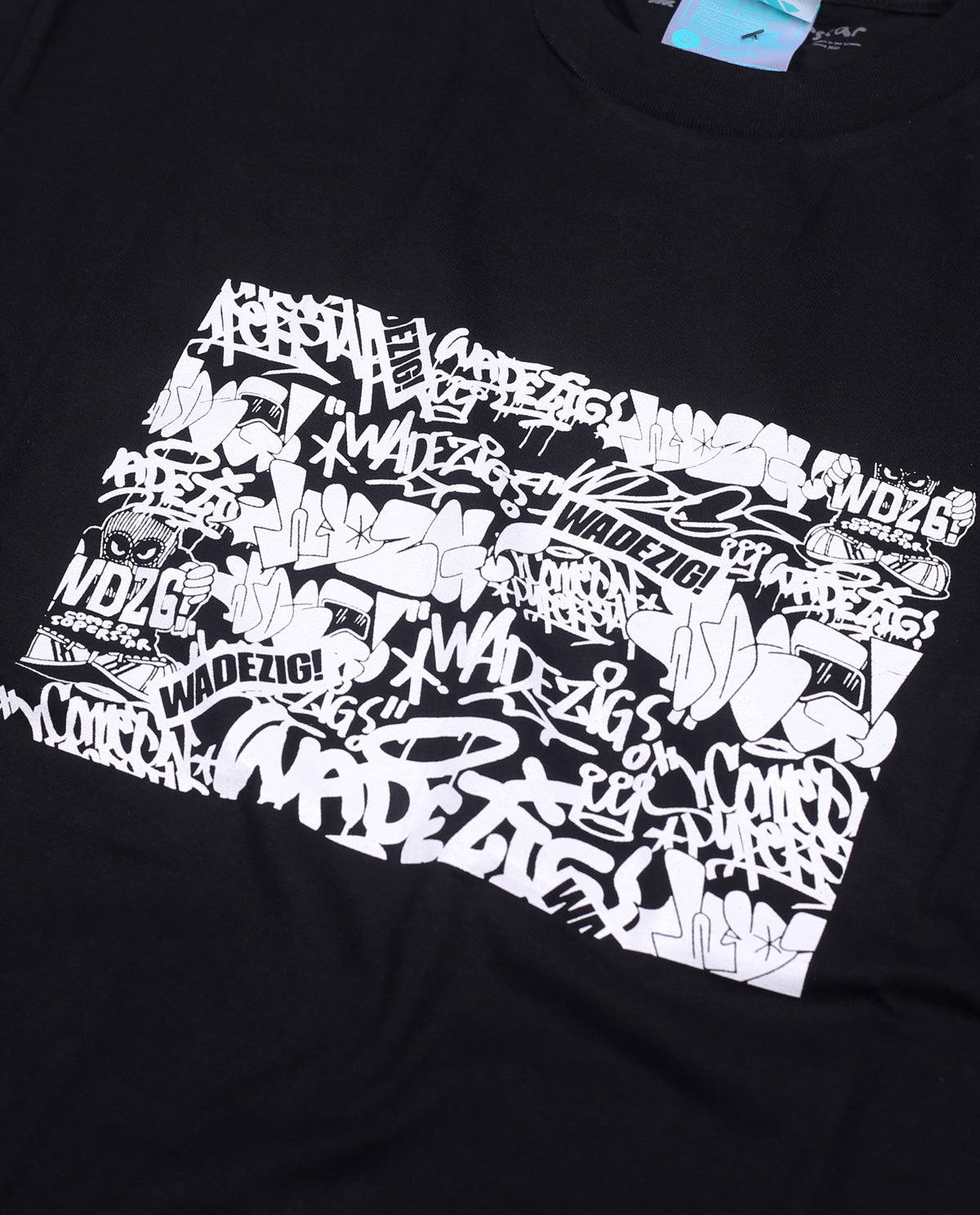 WADEZIG T-SHIRT - GRAFFITEES BLACK