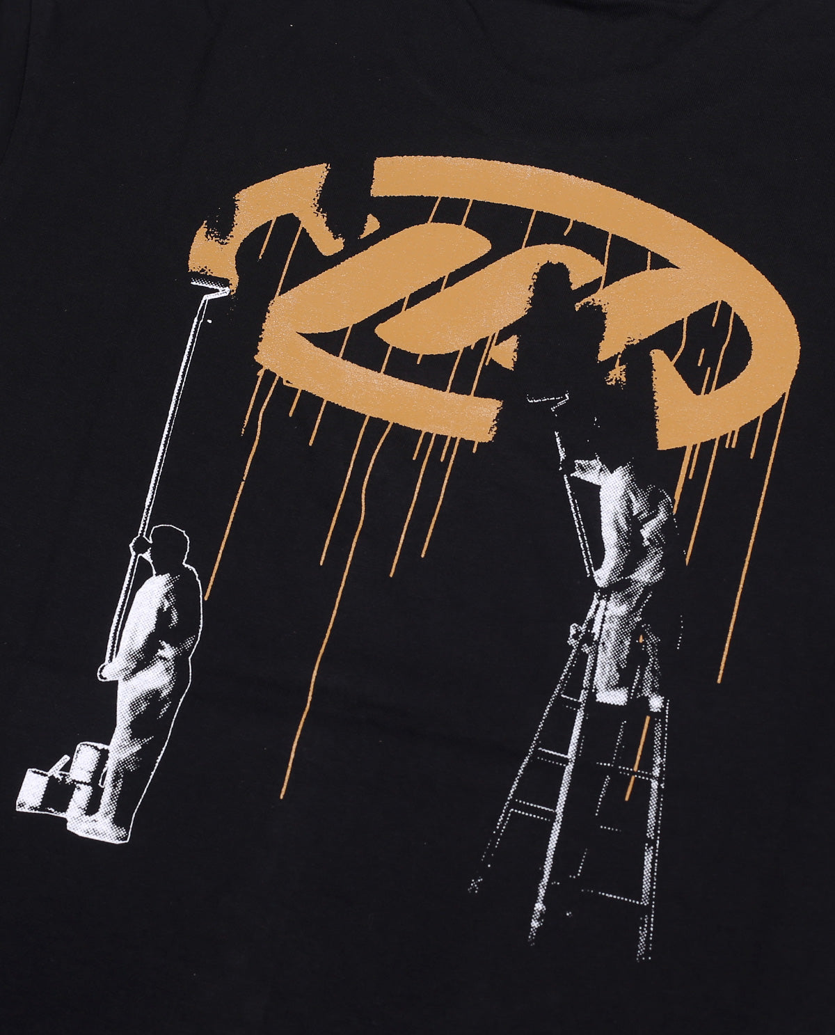 WADEZIG T-SHIRT - WEESTEE BLACK