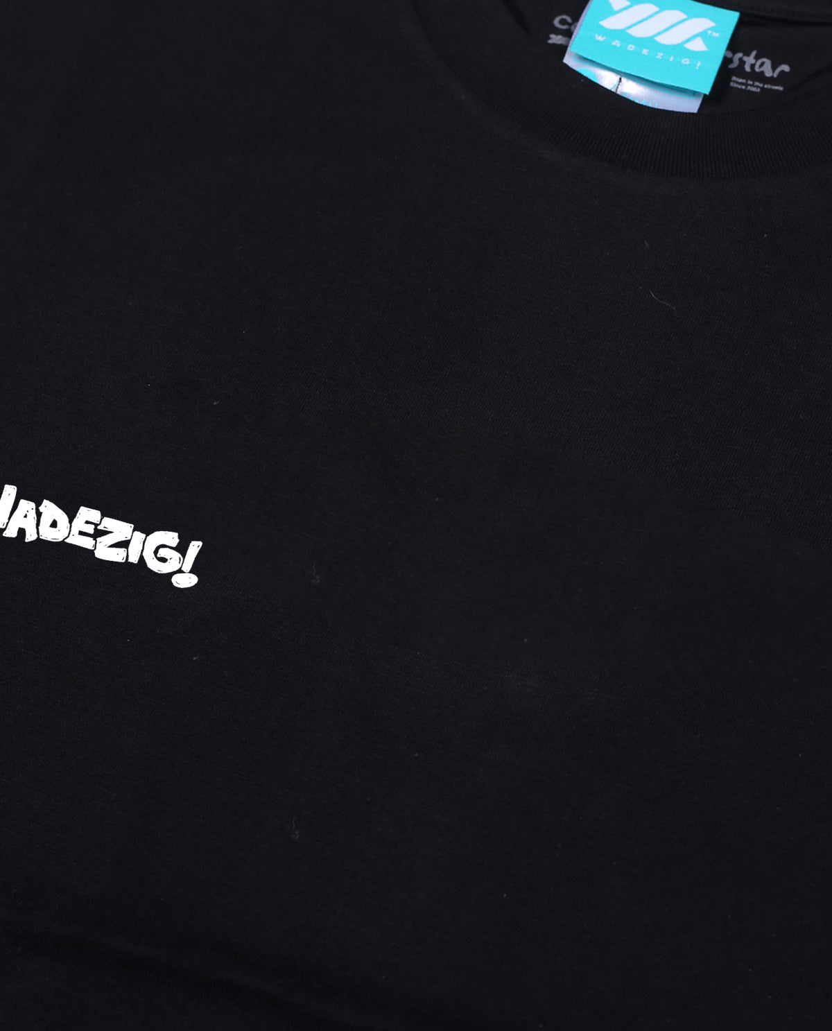 WADEZIG! T-SHIRT - BURN BRIGHT BLACK