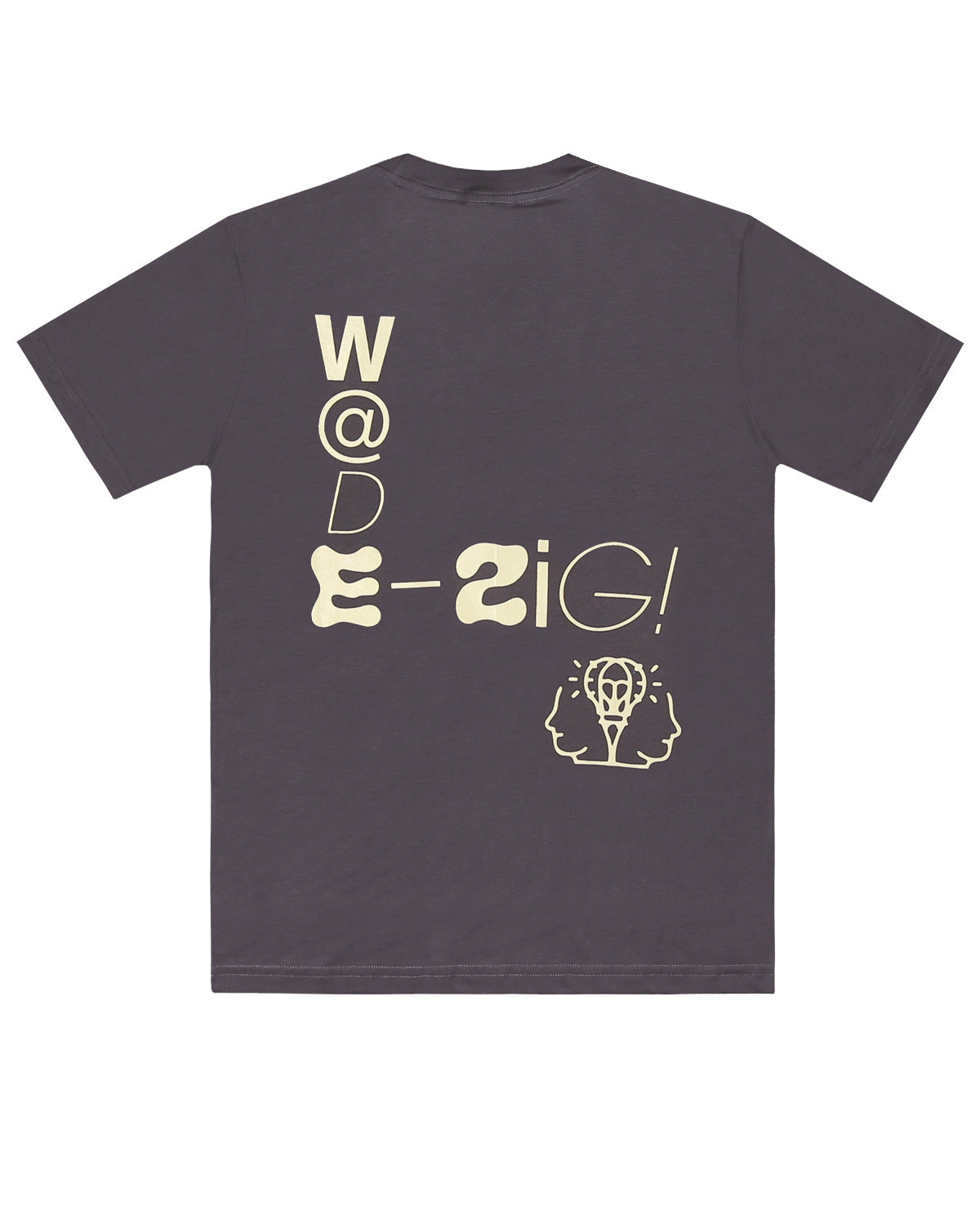 WADEZIG! T-SHIRTS - NEVS CHARCOAL