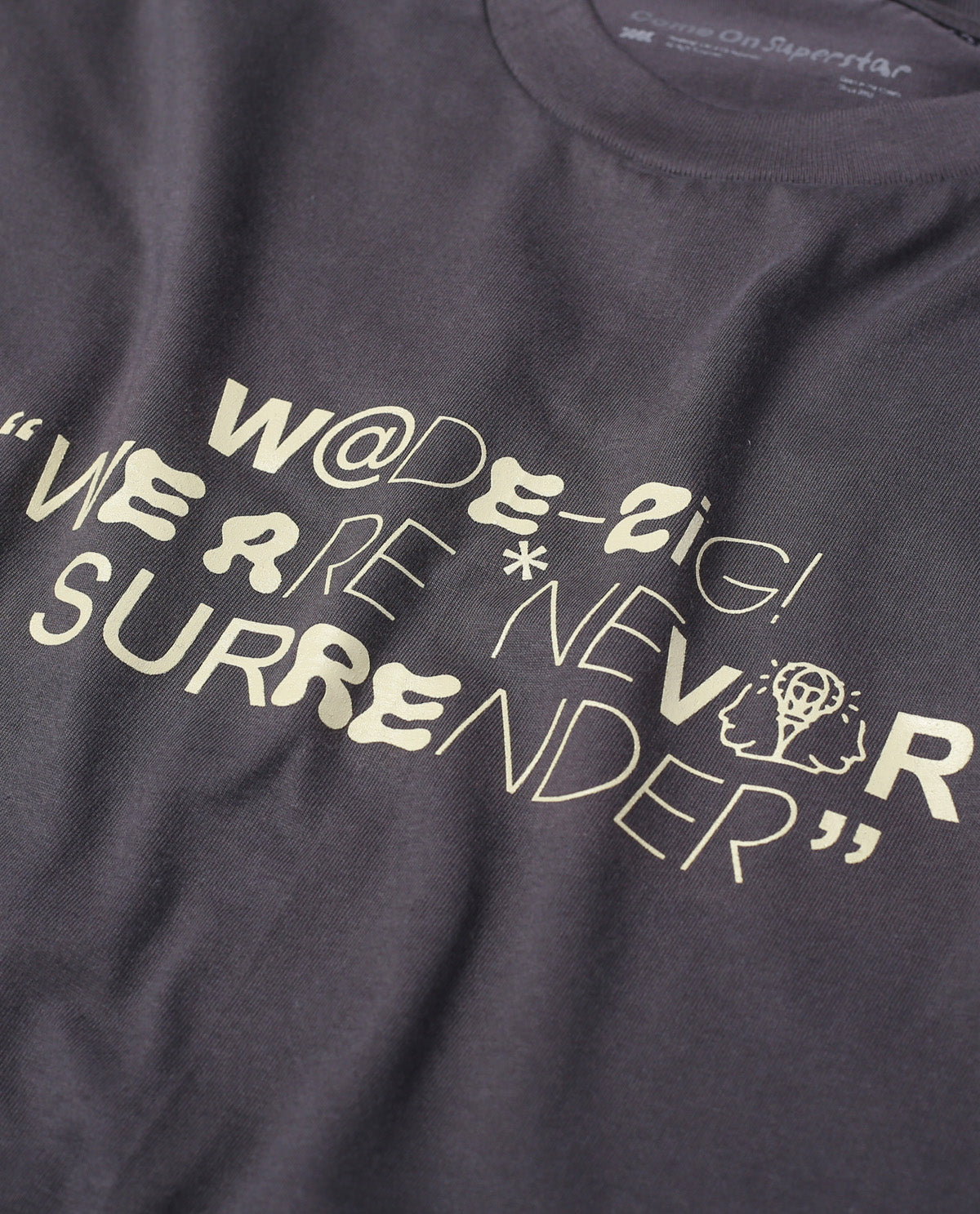 WADEZIG! T-SHIRTS - NEVS CHARCOAL