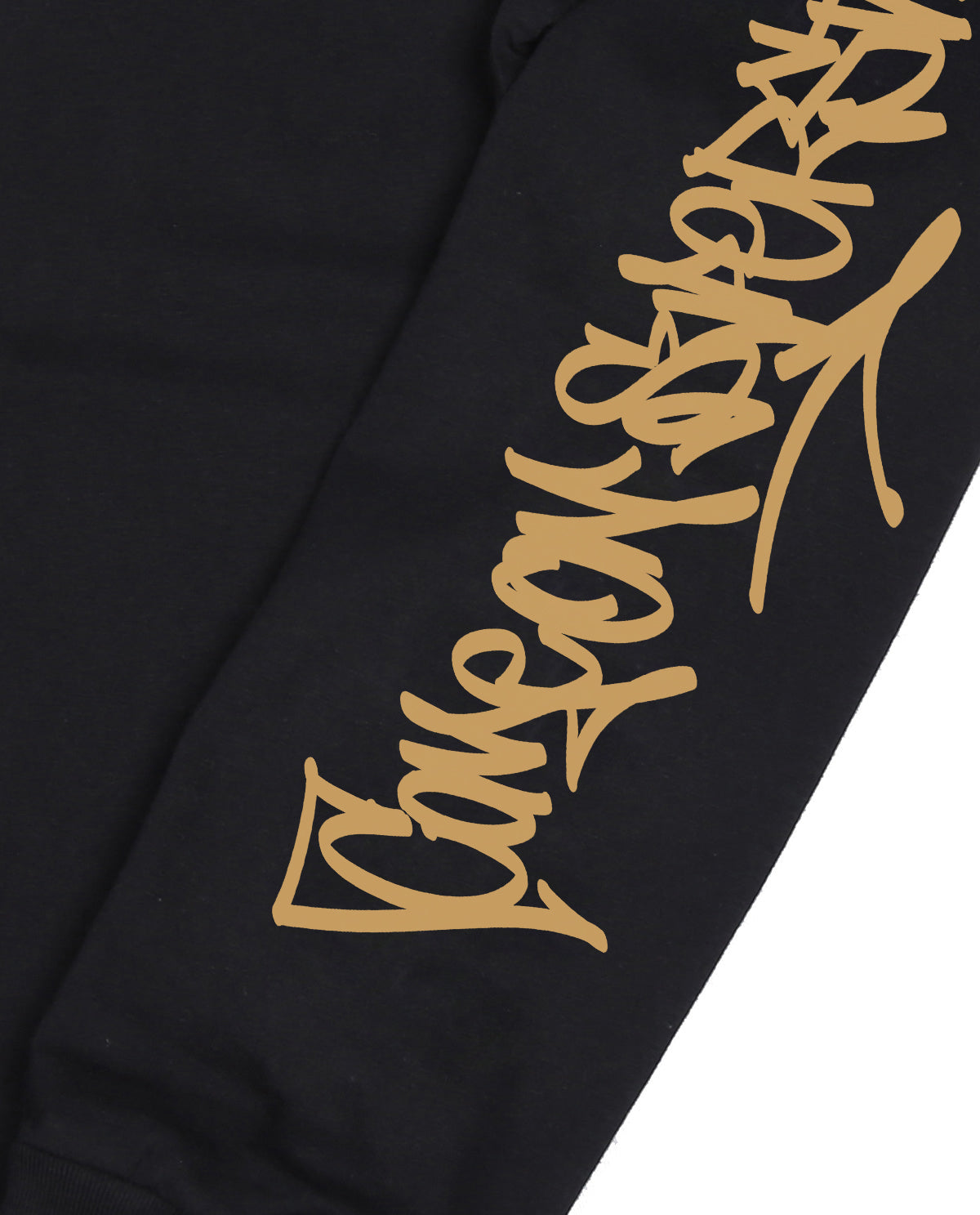 WADEZIG T-SHIRT - TAGTWO LS BLACK