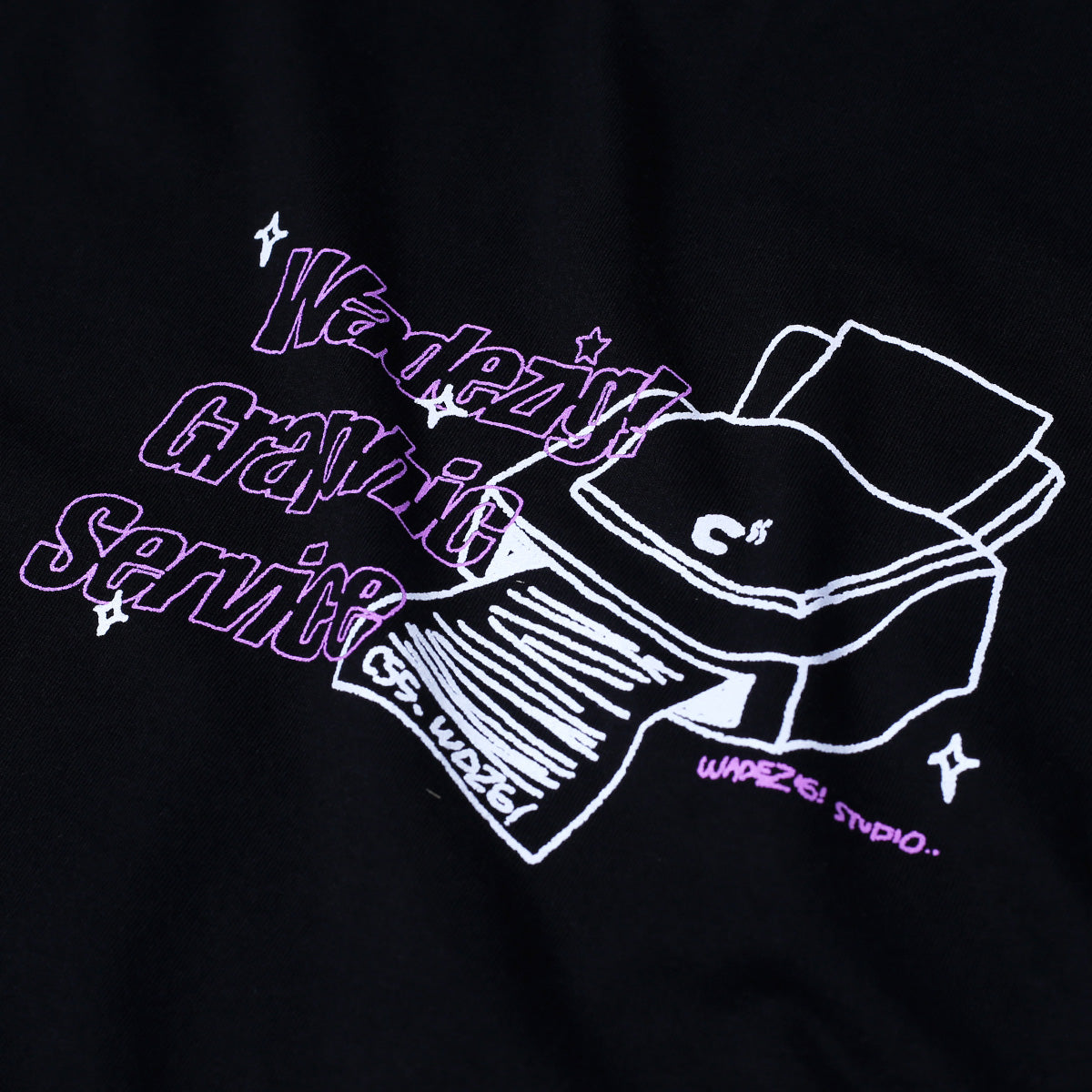 WADEZIG! T-SHIRT - SERVICE BLACK