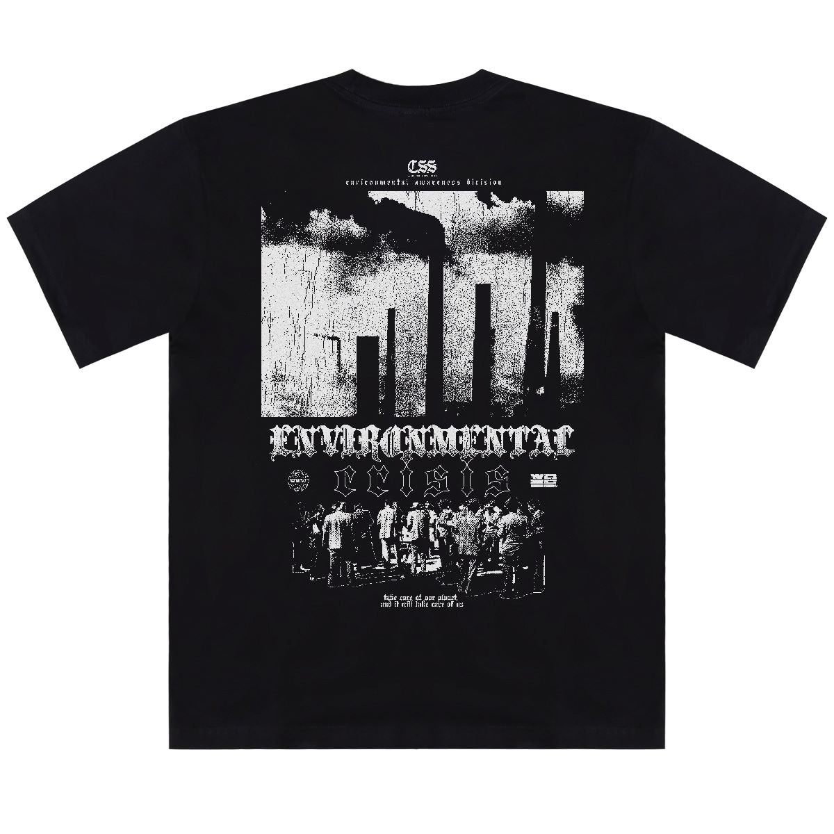 WADEZIG! T-SHIRT - CRISIS BLACK