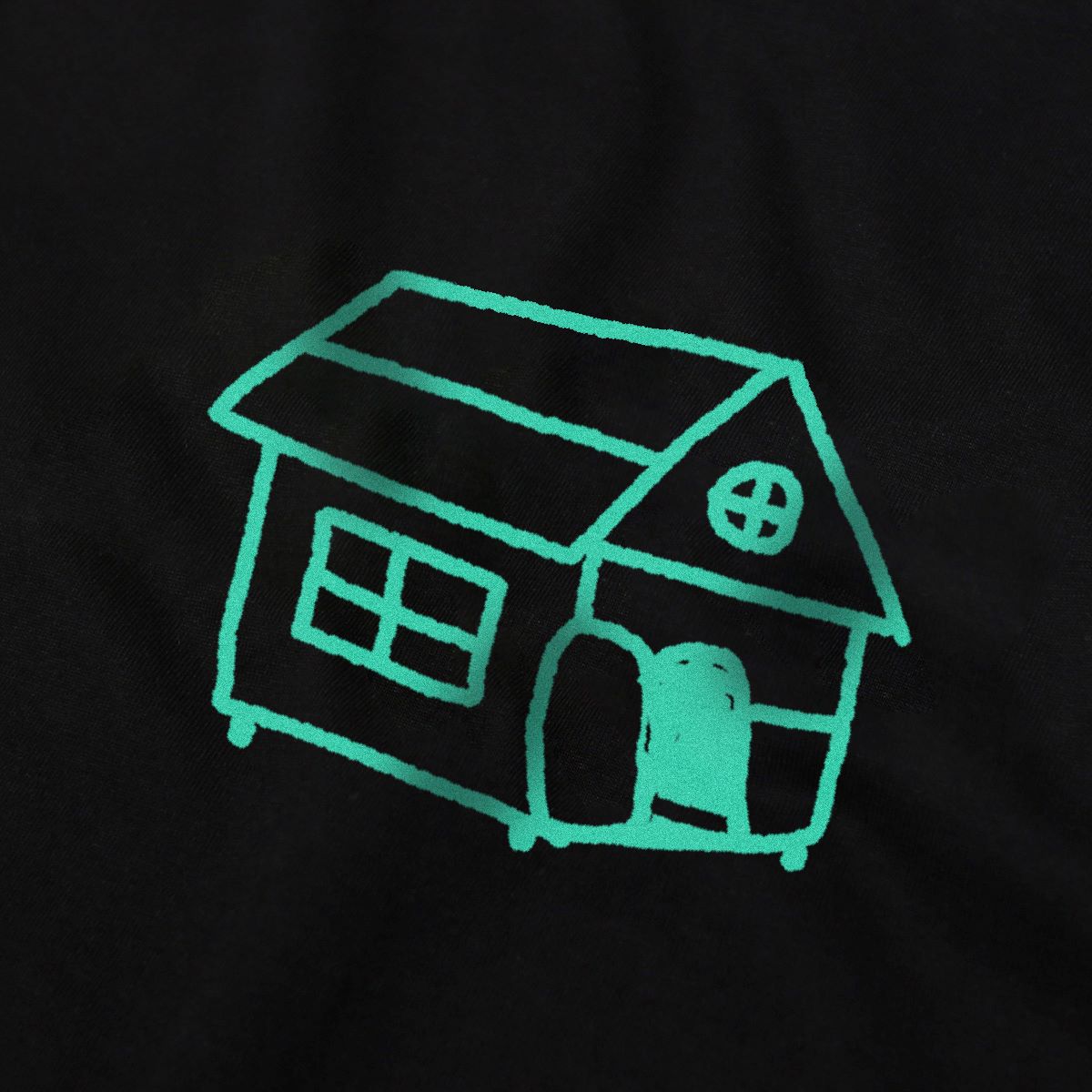 WADEZIG! T-SHIRT - GO OUTSIDE BLACK