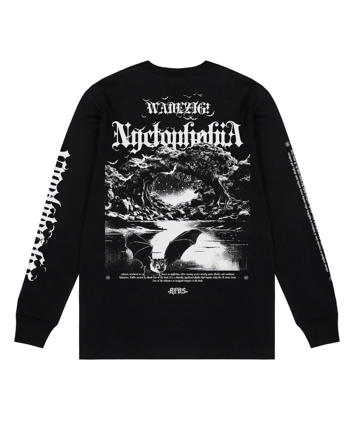 WADEZIG! T-SHIRT - FILLIAN LS BLACK