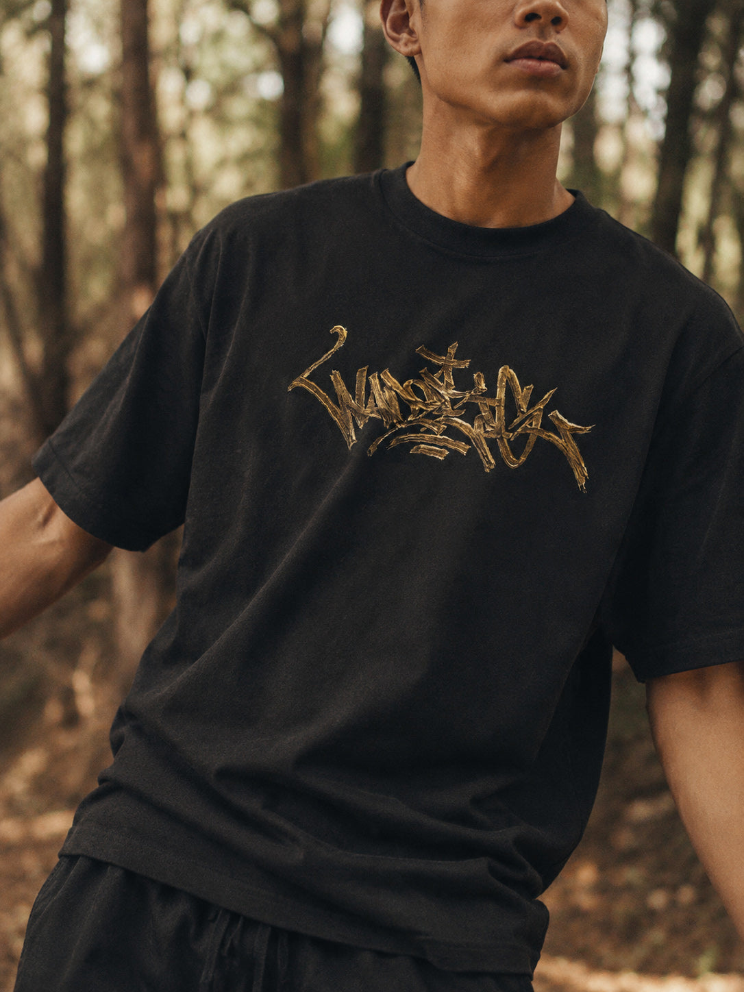 WADEZIG! T-SHIRT - TAG 24K BLACK