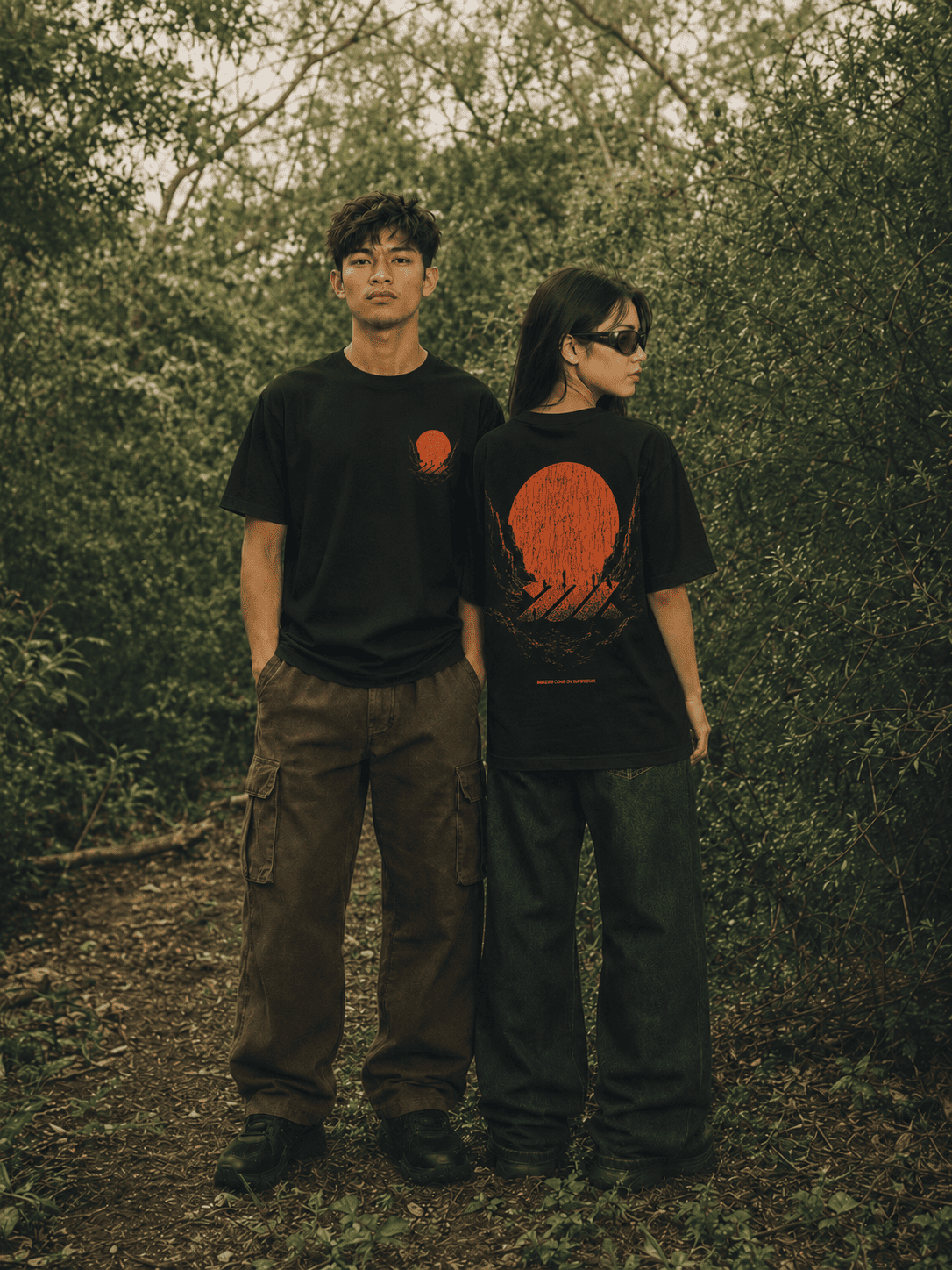WADEZIG! T-SHIRT - REDSUN