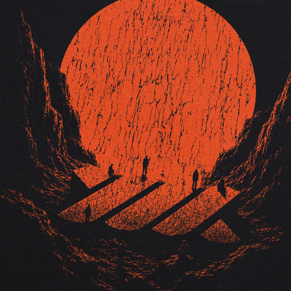 WADEZIG! T-SHIRT - REDSUN