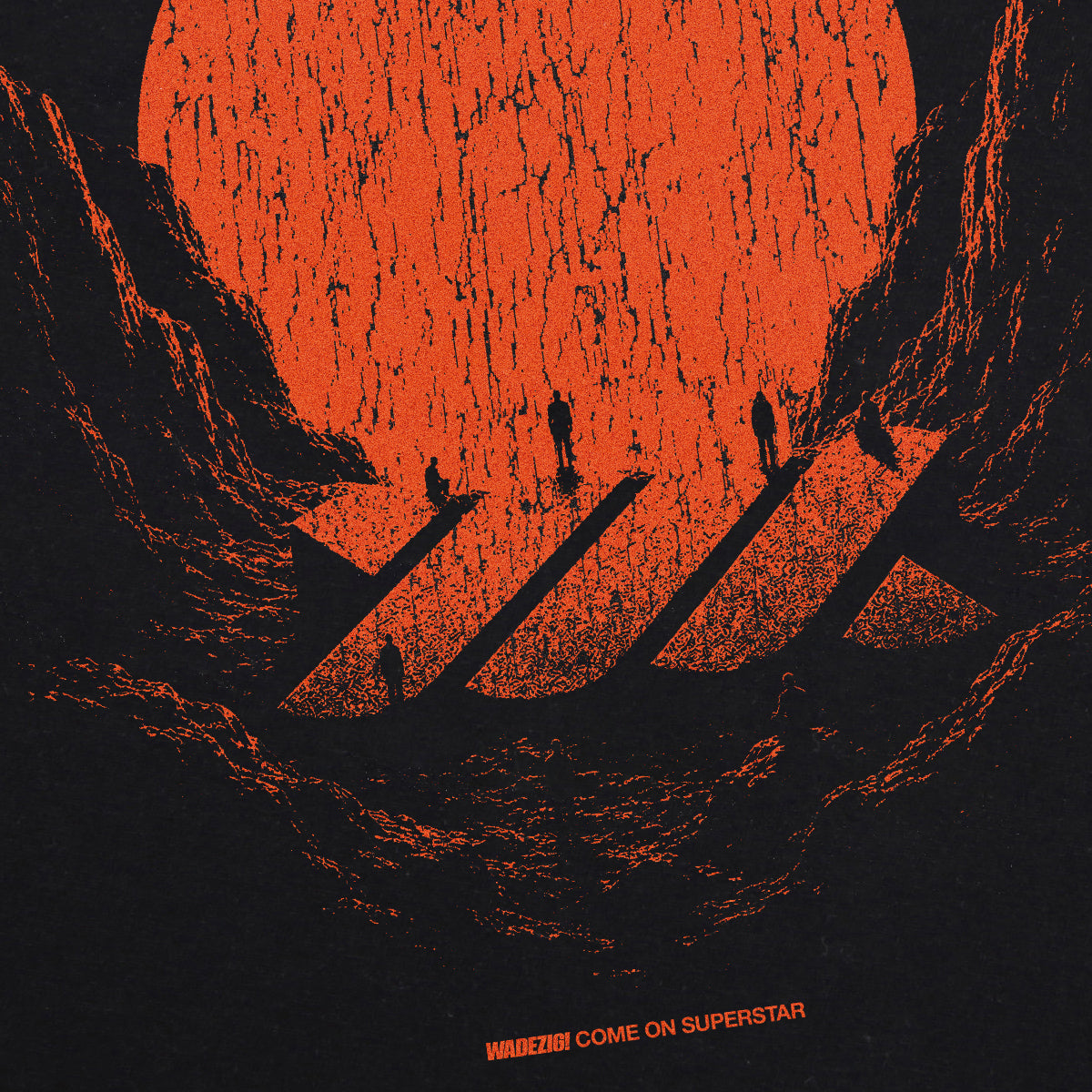WADEZIG! T-SHIRT - REDSUN