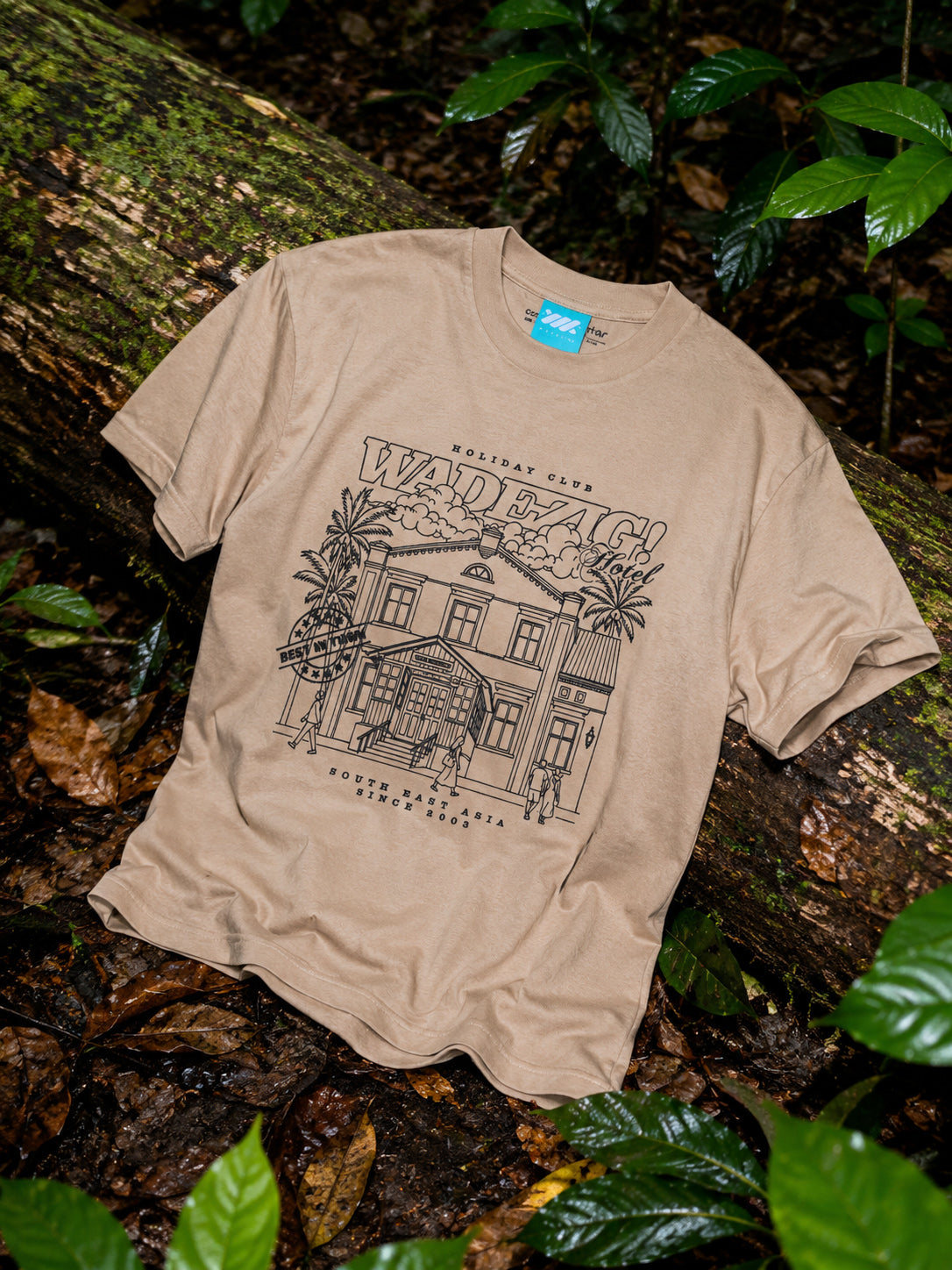 WADEZIG! T-SHIRT - HOTEL BEIGE