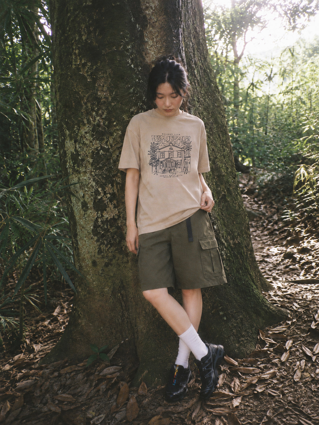 WADEZIG! T-SHIRT - HOTEL BEIGE