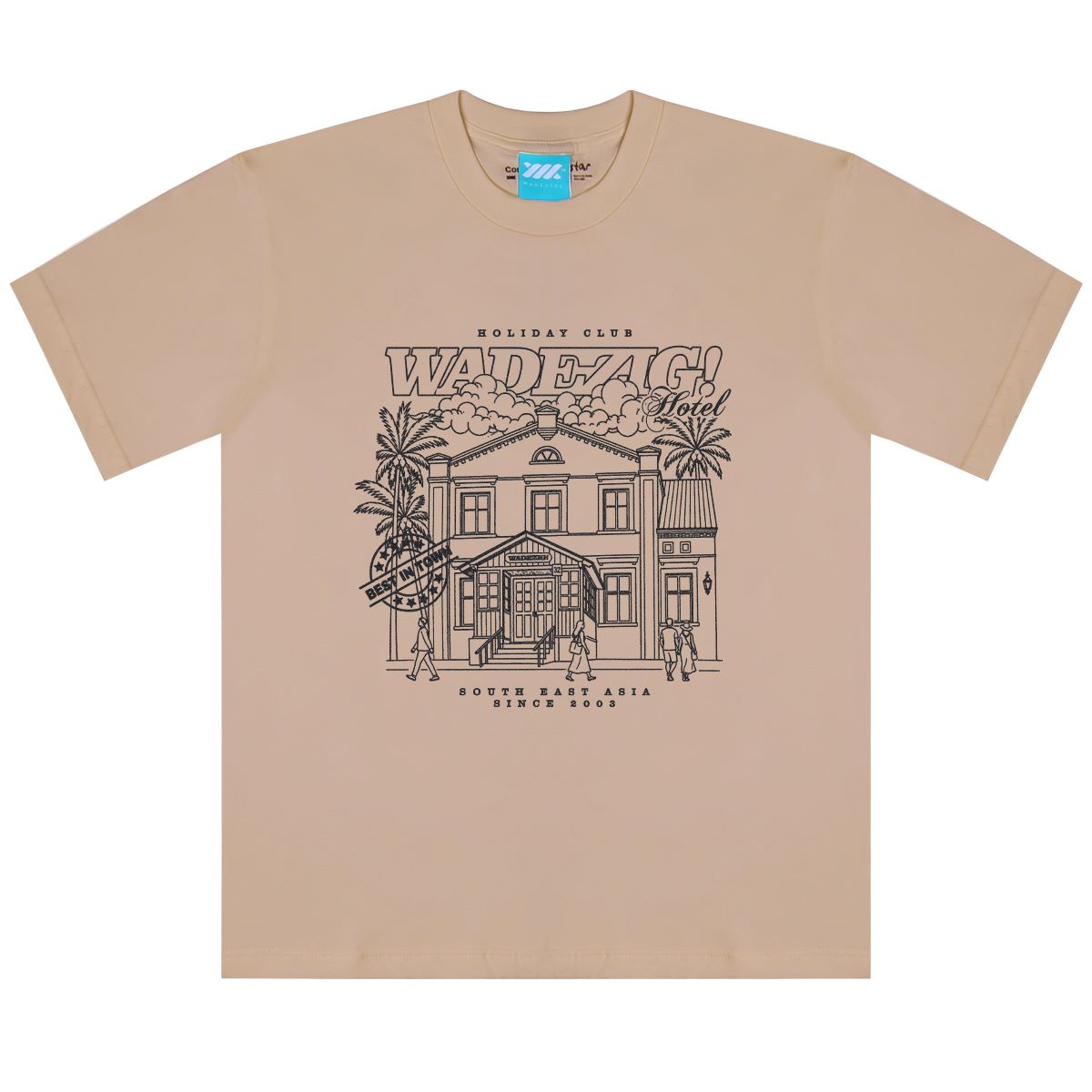 WADEZIG! T-SHIRT - HOTEL BEIGE