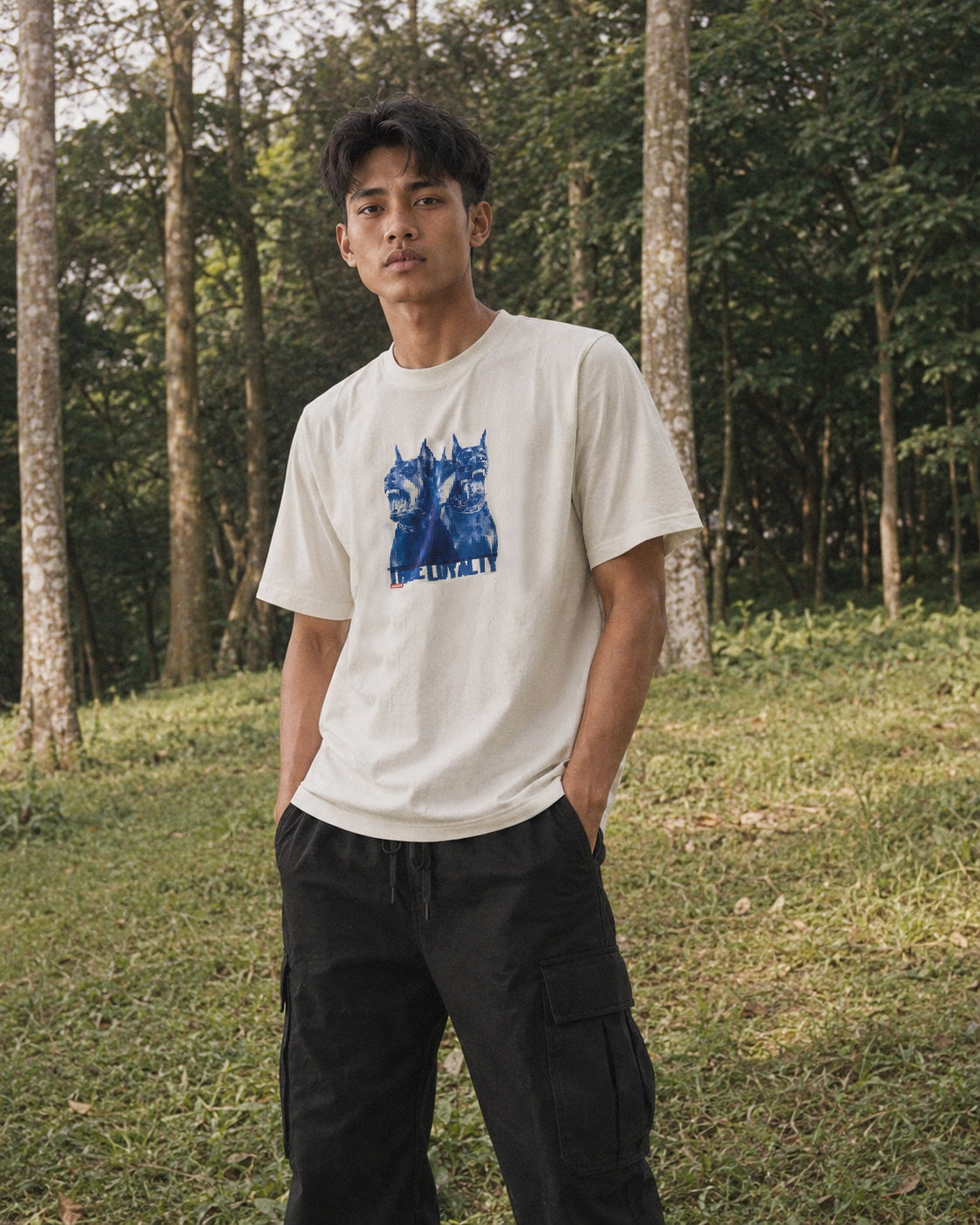 WADEZIG! T-SHIRT - LOYALTY BROKEN WHITE