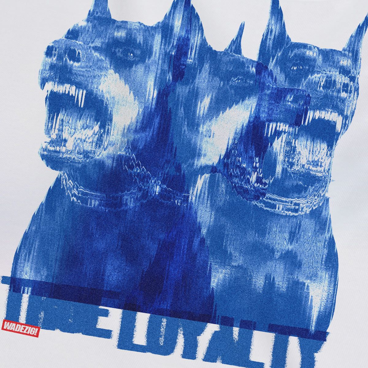 WADEZIG! T-SHIRT - LOYALTY BROKEN WHITE