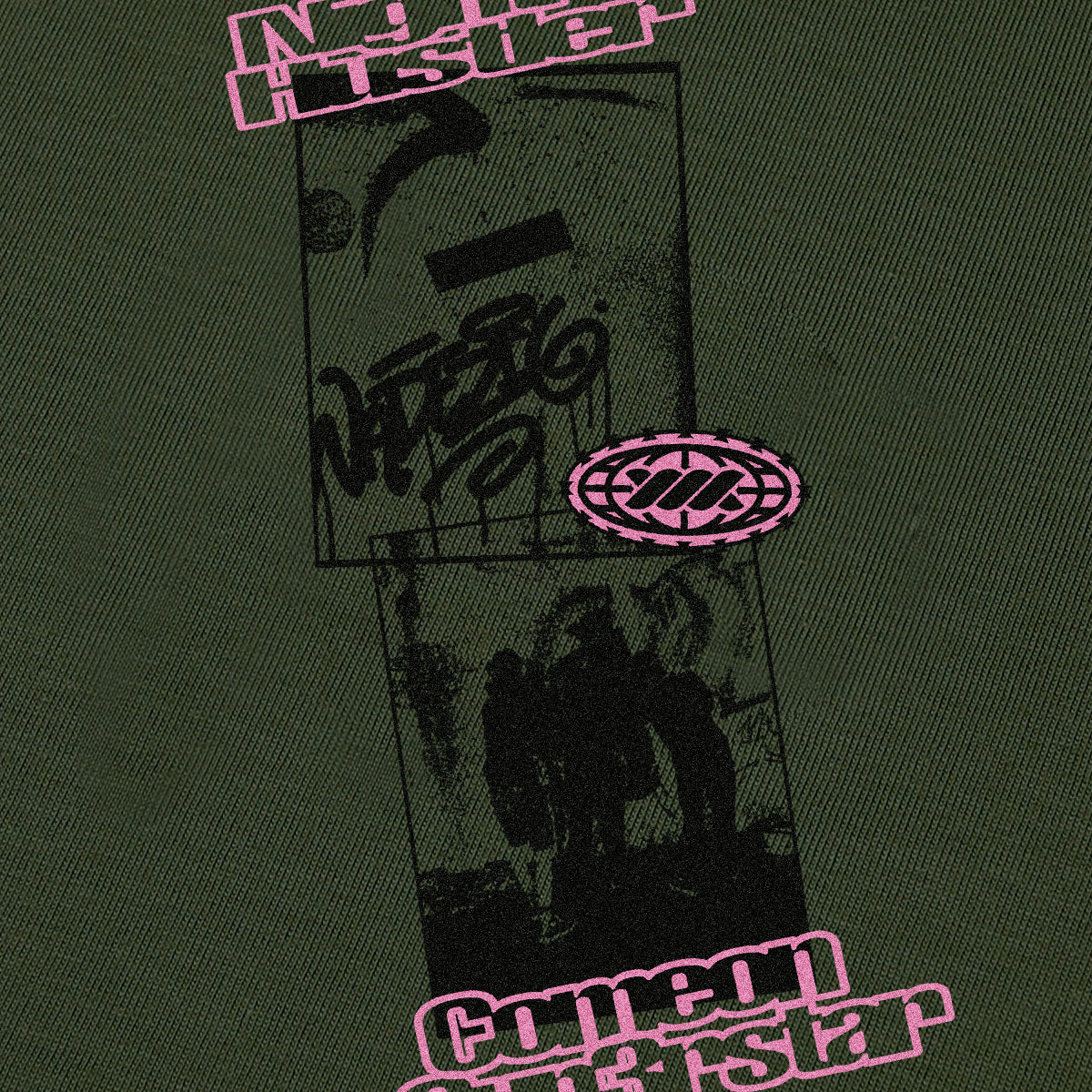 WADEZIG! T-SHIRT - NIGHTROUT CACTUS GREEN