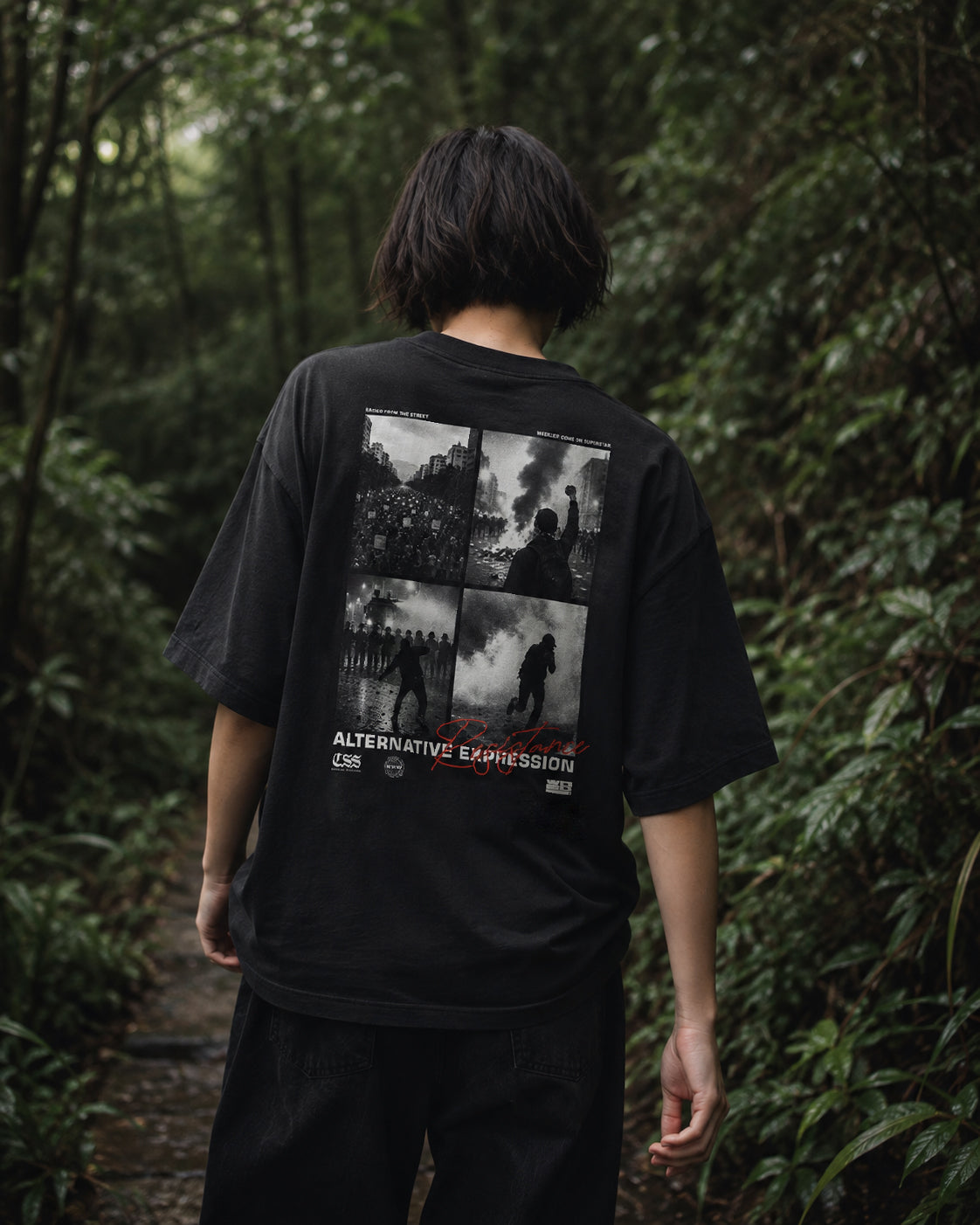 WADEZIG! T-SHIRT - COUNTER BLACK