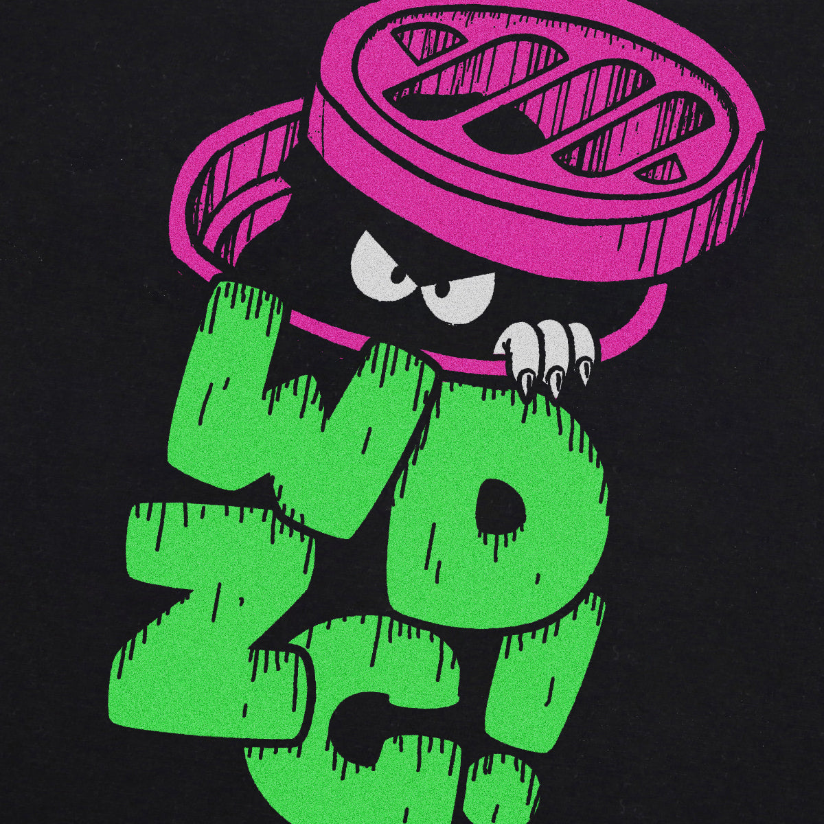WADEZIG! T-SHIRT - HIDDENMAN BLACK
