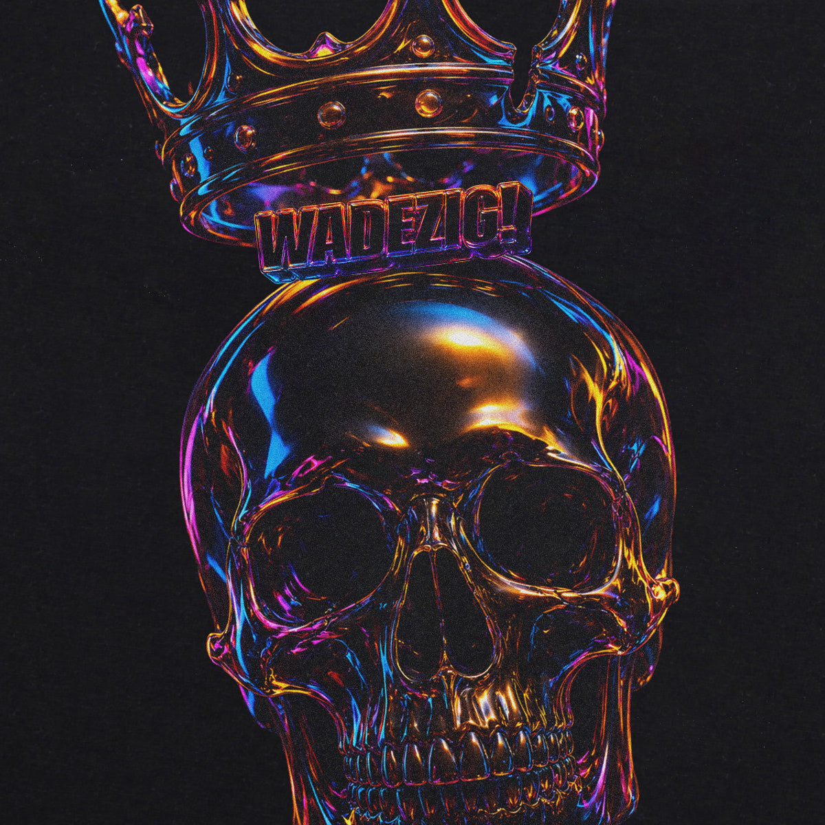 WADEZIG! T-SHIRT - THE KING BLACK