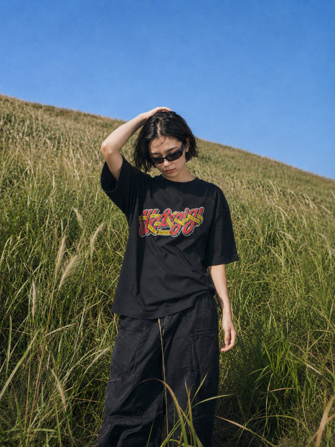 WADEZIG! T-SHIRT - POLILINE BLACK