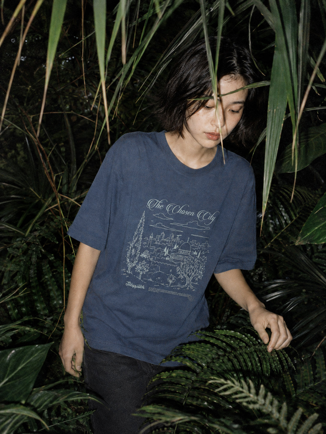 WADEZIG! T-SHIRT - PLATEU DENIM BLUE