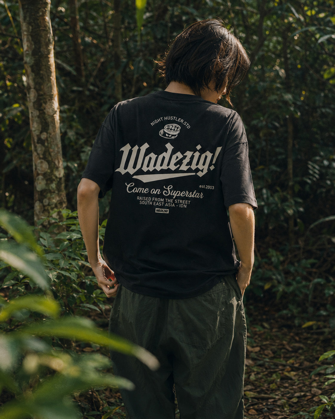 WADEZIG! T-SHIRT - SALDY BLACK