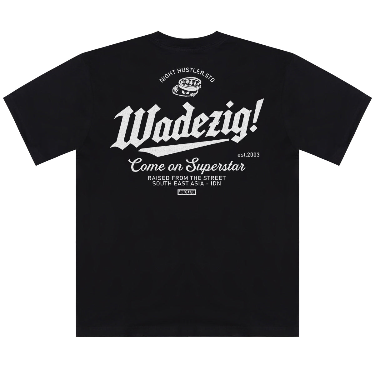 WADEZIG! T-SHIRT - SALDY BLACK