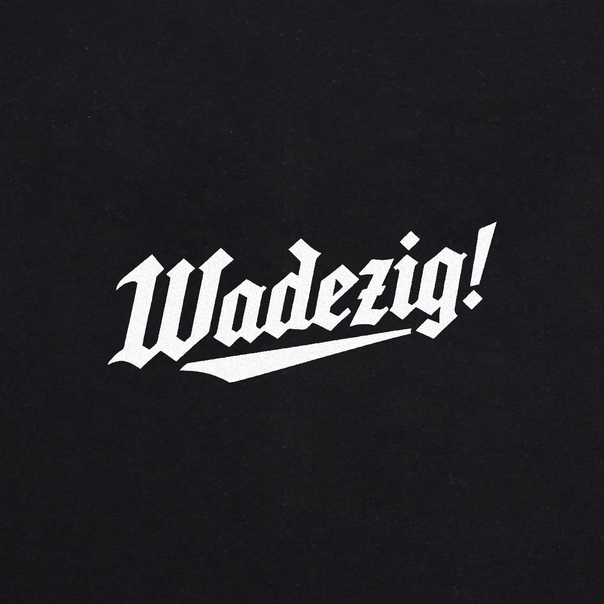 WADEZIG! T-SHIRT - SALDY BLACK