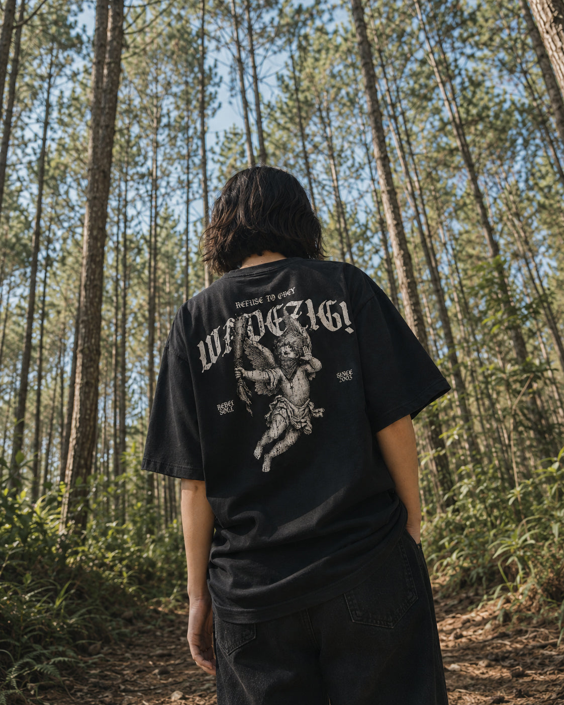 WADEZIG! T-SHIRT - REFUSE BLACK