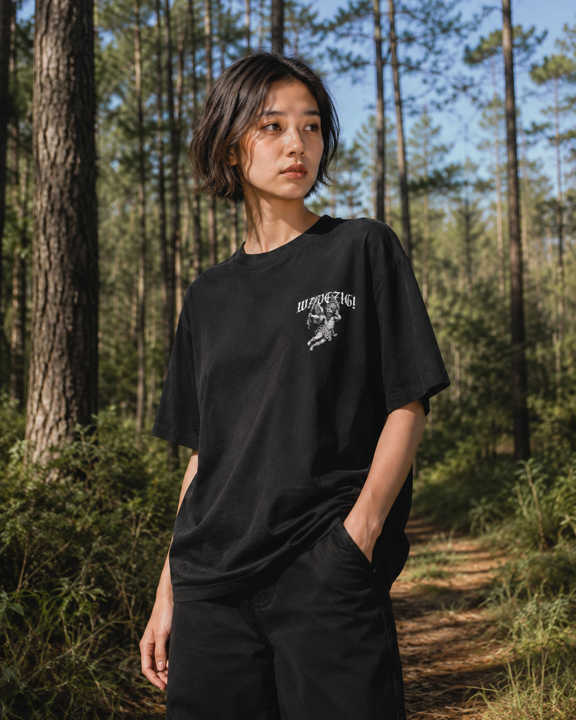 WADEZIG! T-SHIRT - REFUSE BLACK