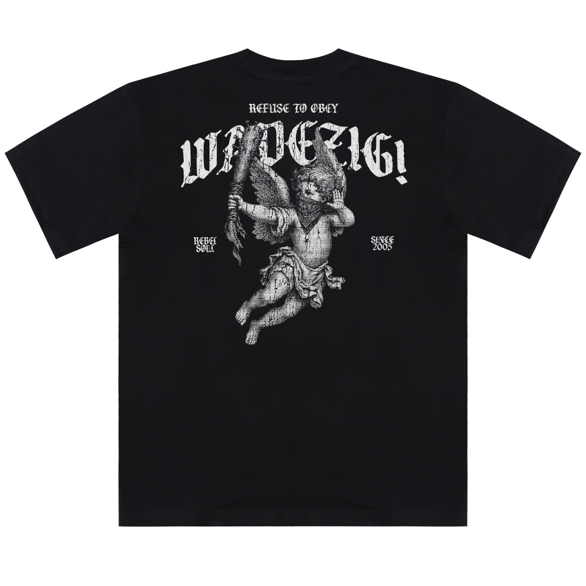 WADEZIG! T-SHIRT - REFUSE BLACK