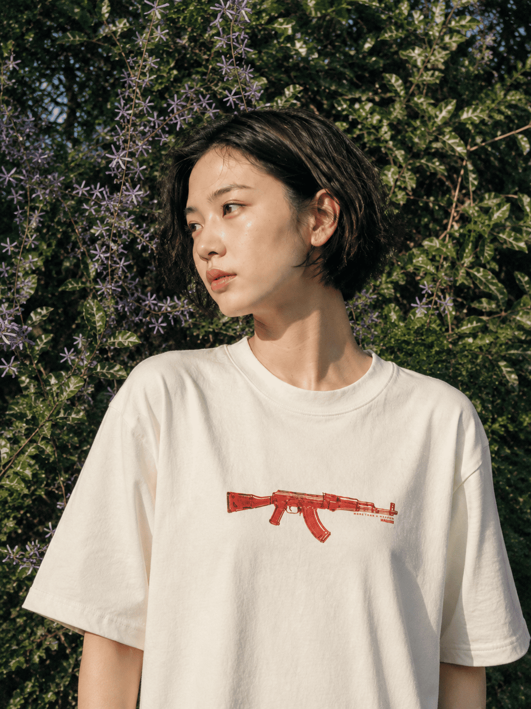 WADEZIG! T-SHIRT - MTW BROKEN WHITE