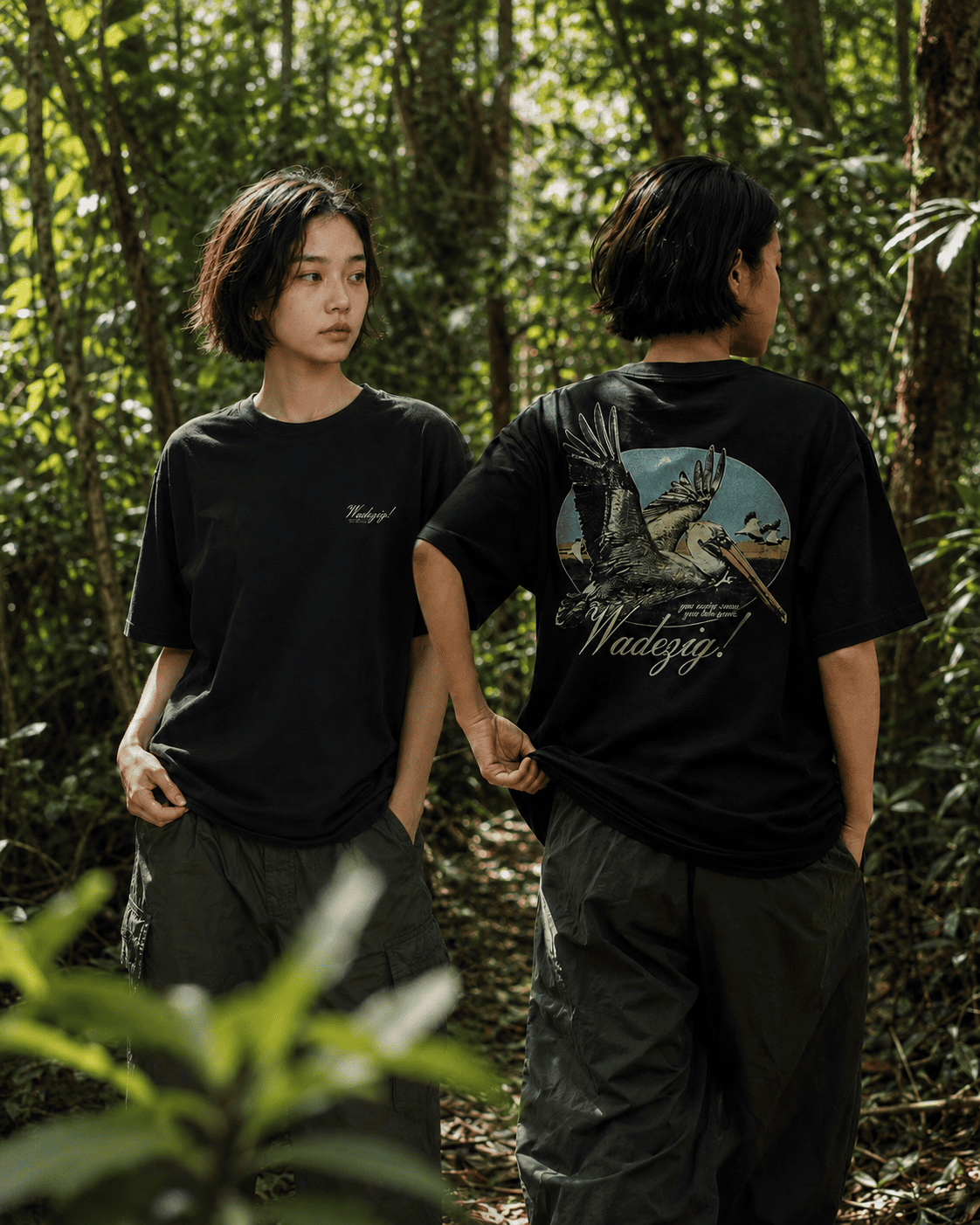 WADEZIG! T-SHIRT - THE WOL BLACK