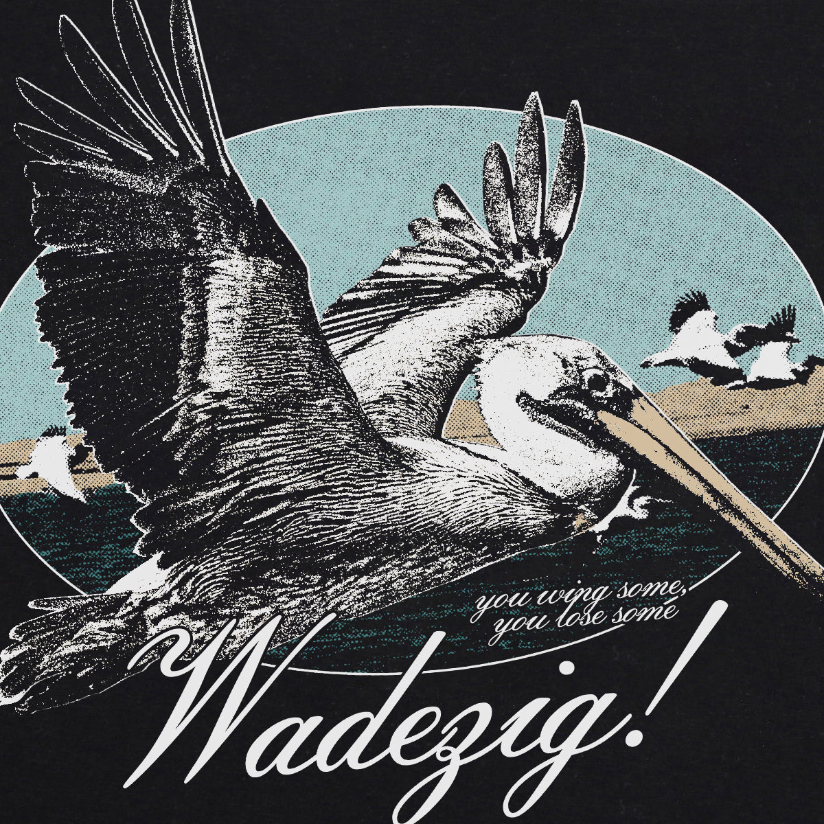 WADEZIG! T-SHIRT - THE WOL BLACK