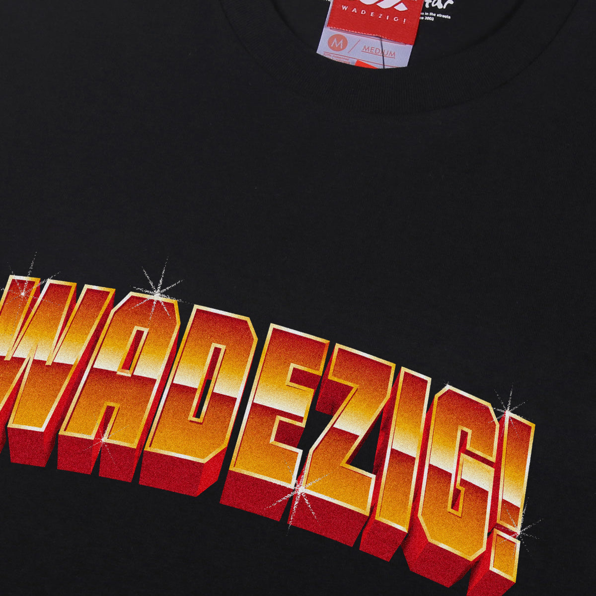 WADEZIG! T-SHIRT - POSTAR BLACK