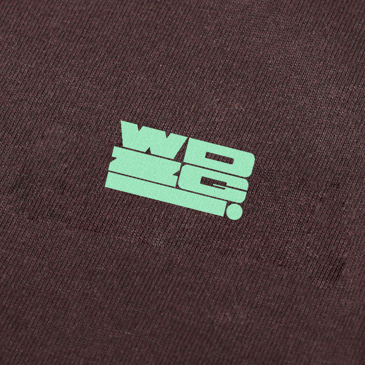 WADEZIG! T-SHIRT - LOGISGOS DARK BROWN