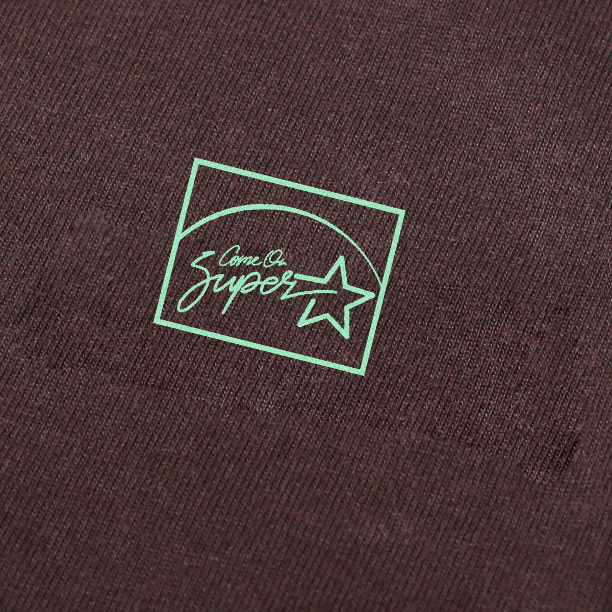 WADEZIG! T-SHIRT - LOGISGOS DARK BROWN