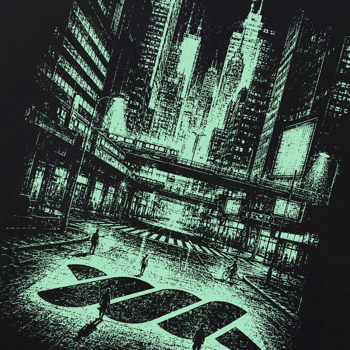 WADEZIG! T-SHIRT - NEW CITY BLACK